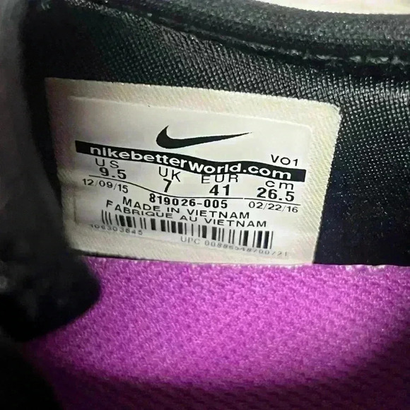 Nike Flex Supreme TR4 Running Shoes Womens 9.5 Gym walking cute comfy Black Pink - Picture 10 of 10